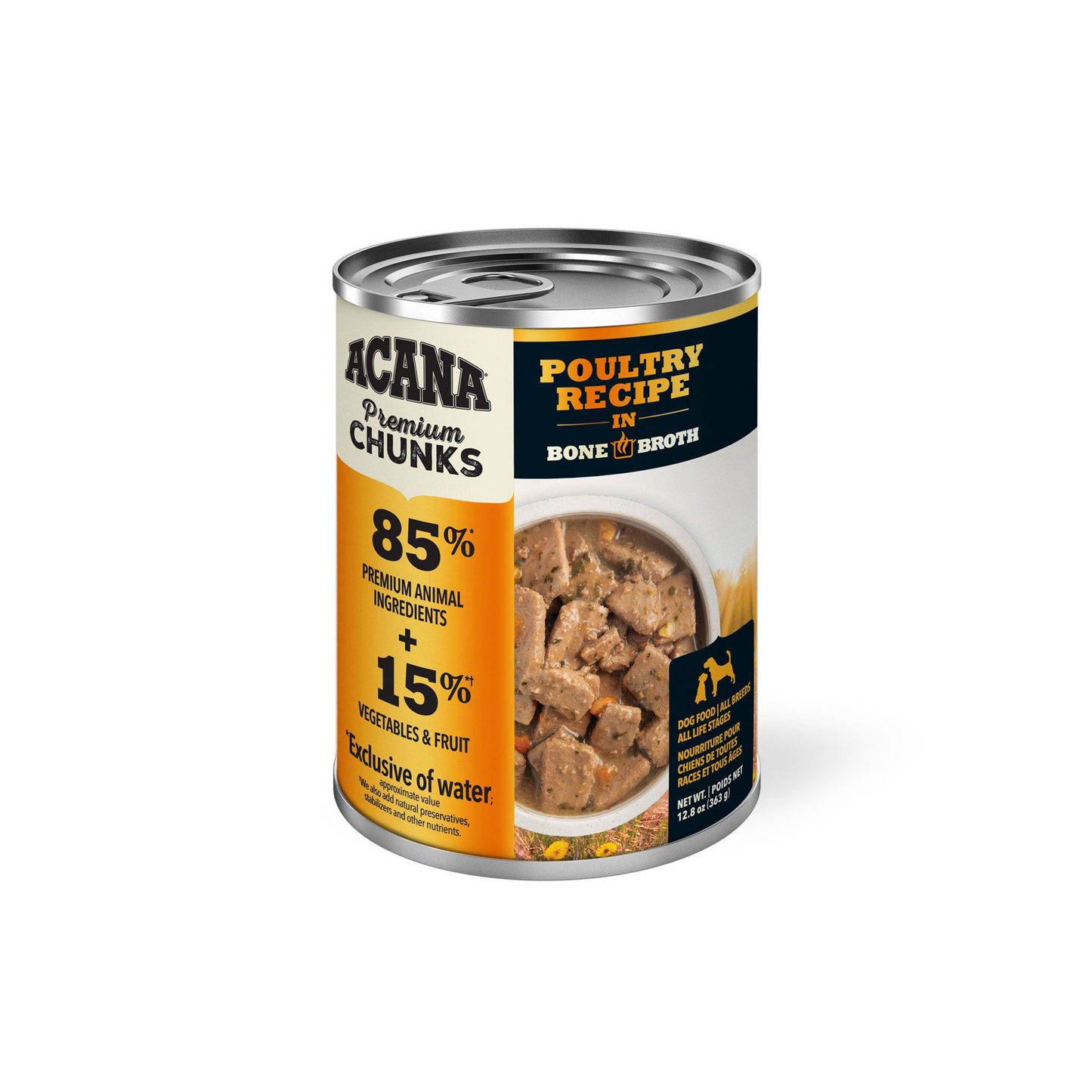 Acana - Recette de volaille au bouillon d'os