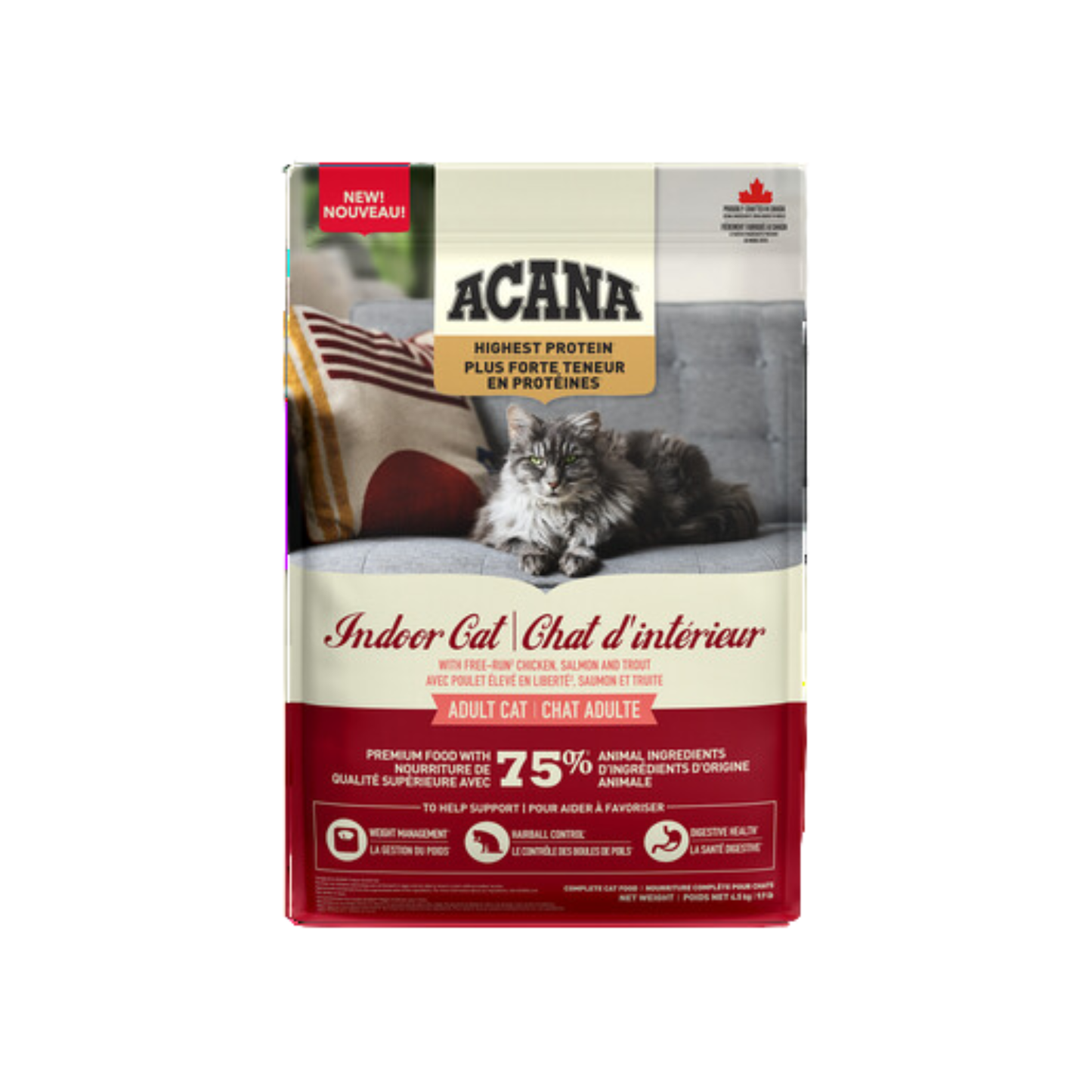 Acana - Nourriture sèche pour chat d'intérieur (haute teneur en protéines)