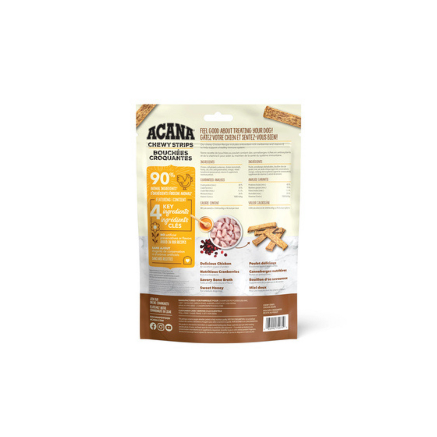 Acana - Gâteries tendres pour chien soutien du système immunitaire (poulet)