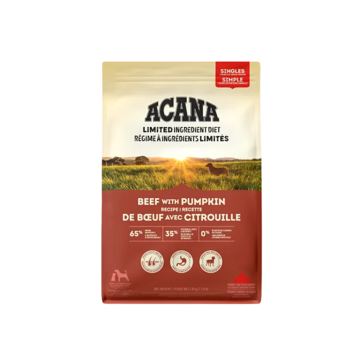 Acana - Limited Ingredient Dry Dog Food Beef and Pumpkin