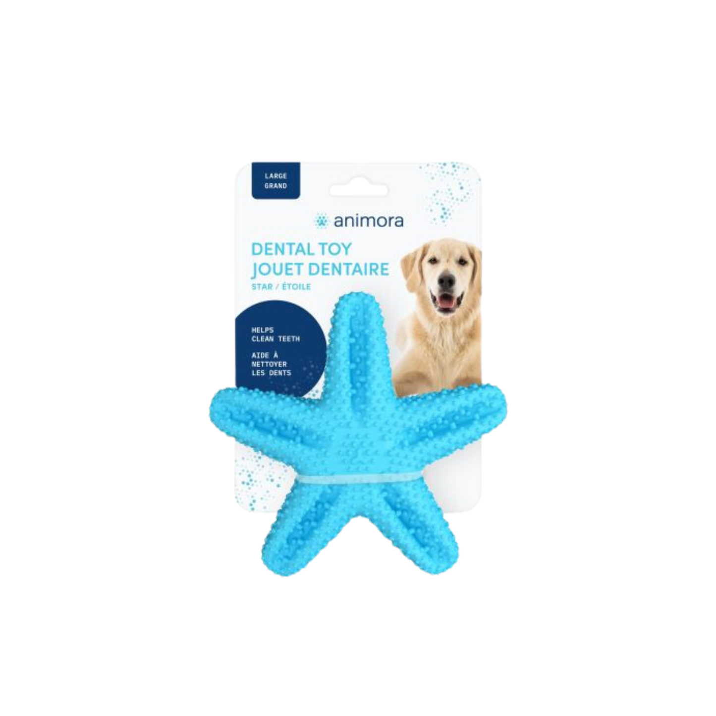 Animora - Jouet dentaire pour chien en forme d'étoile (grand)