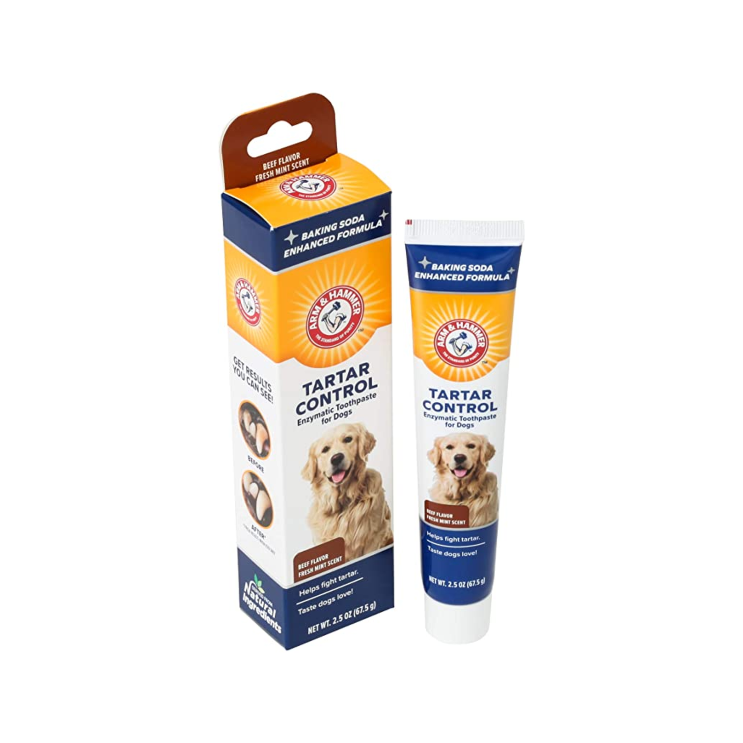 Arm and Hammer - Dentifrice enzymatique pour chien antitartre (saveur bœuf)