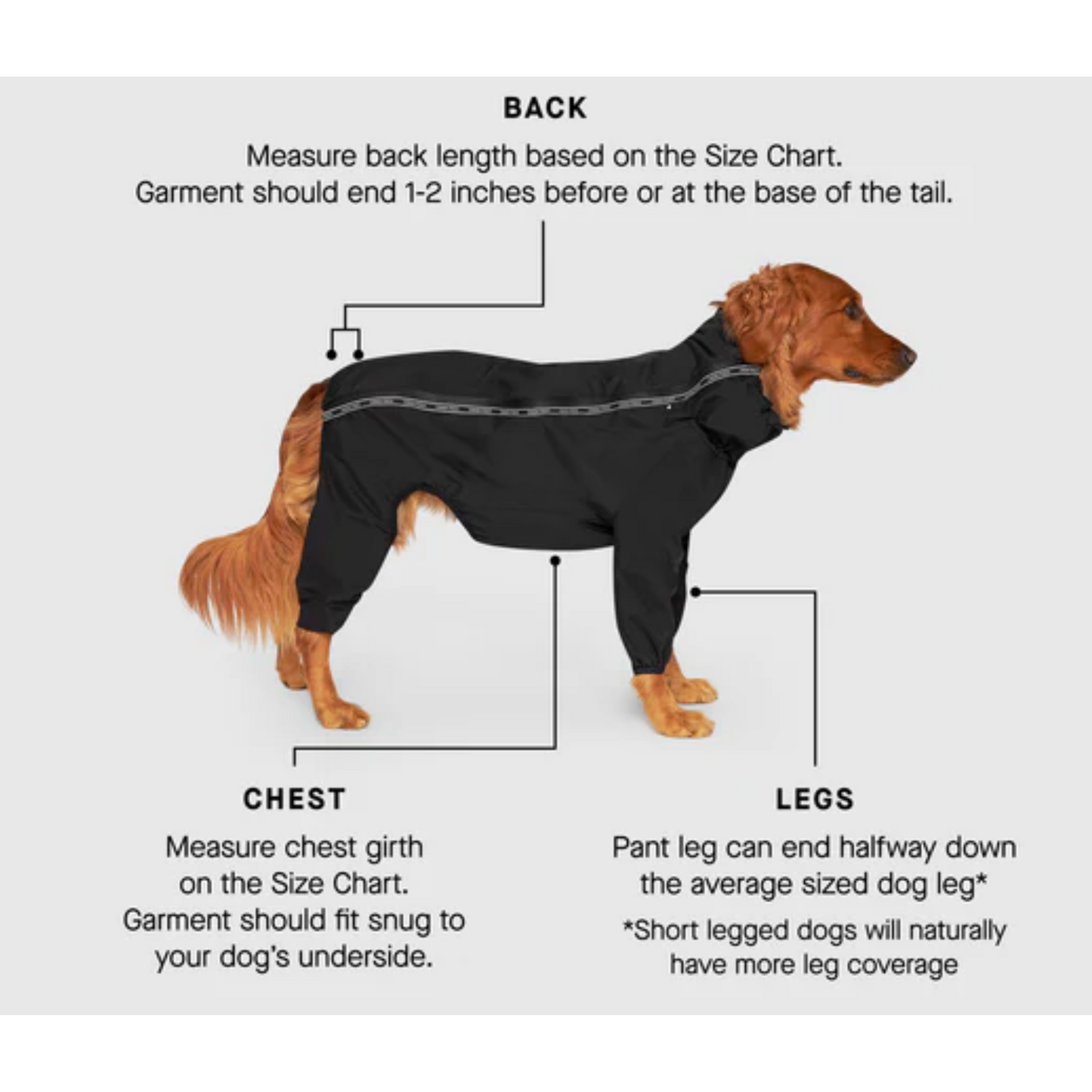 Canada Pooch - Combinaison Slush Suit pour chien (noir, tailles disponibles)