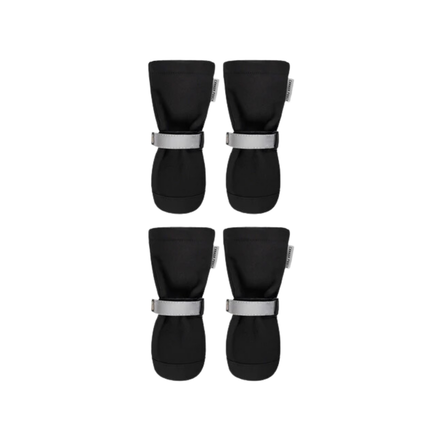 Canada Pooch - Bottes réfléchissantes et souples pour chien (noir)