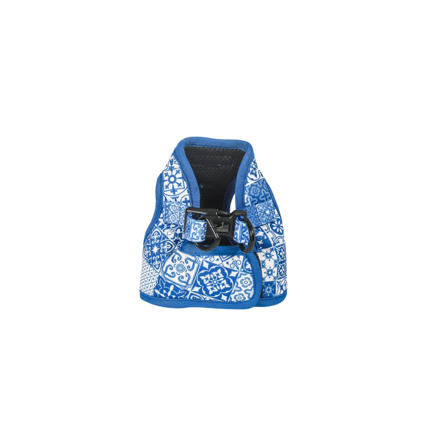 Cavology - Dog Vest Step-in Harness (Blue Tiles Lisbon)