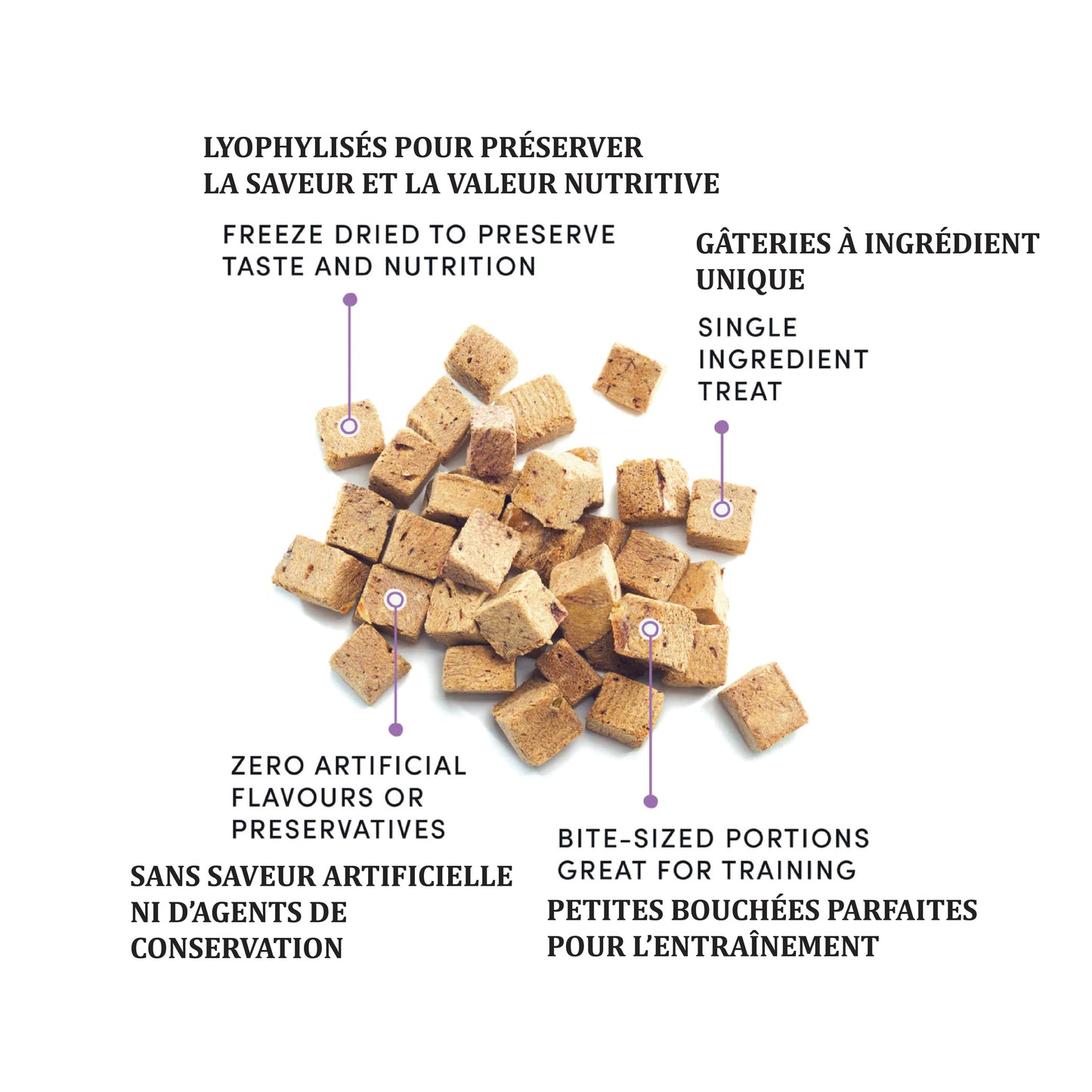 Crump's Natural - Mini gâteries de dressage pour chien au foie de bœuf