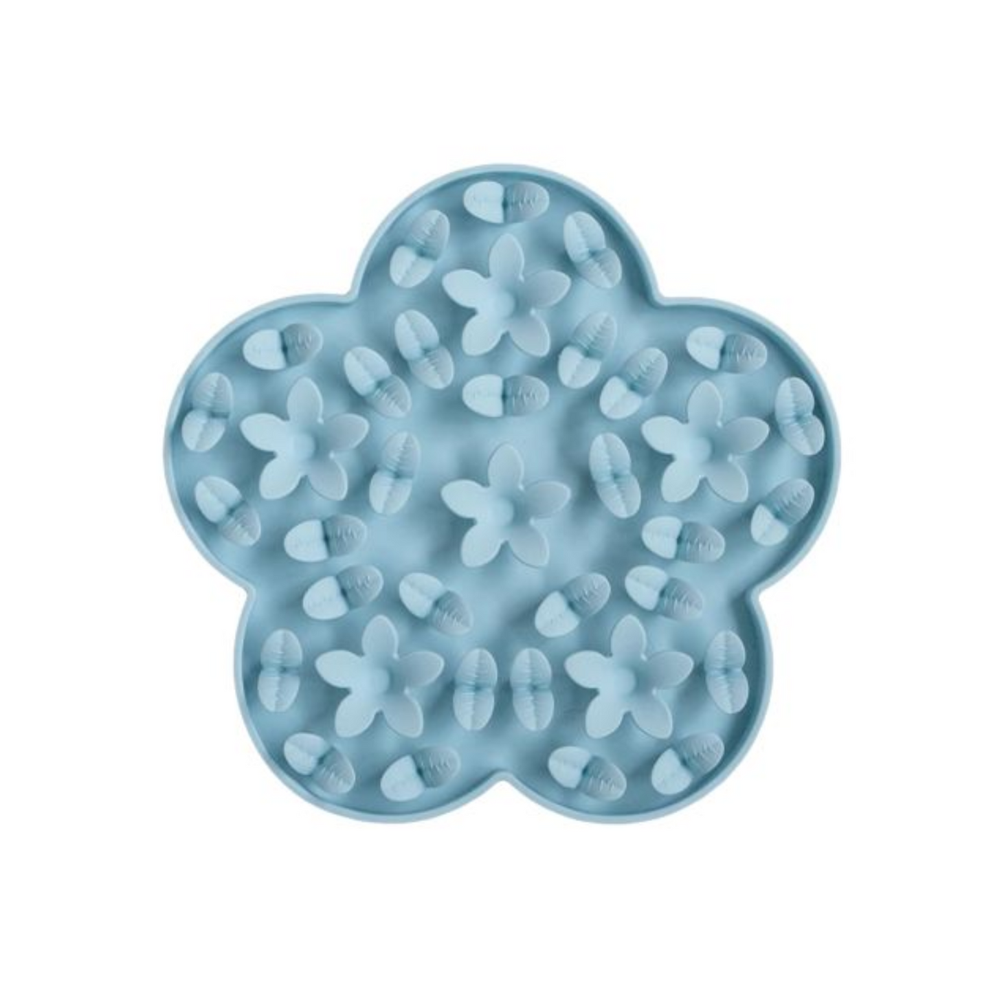 Dexypaws - Tapis de fouille d'enrichissement pour chien (fleur bleue)
