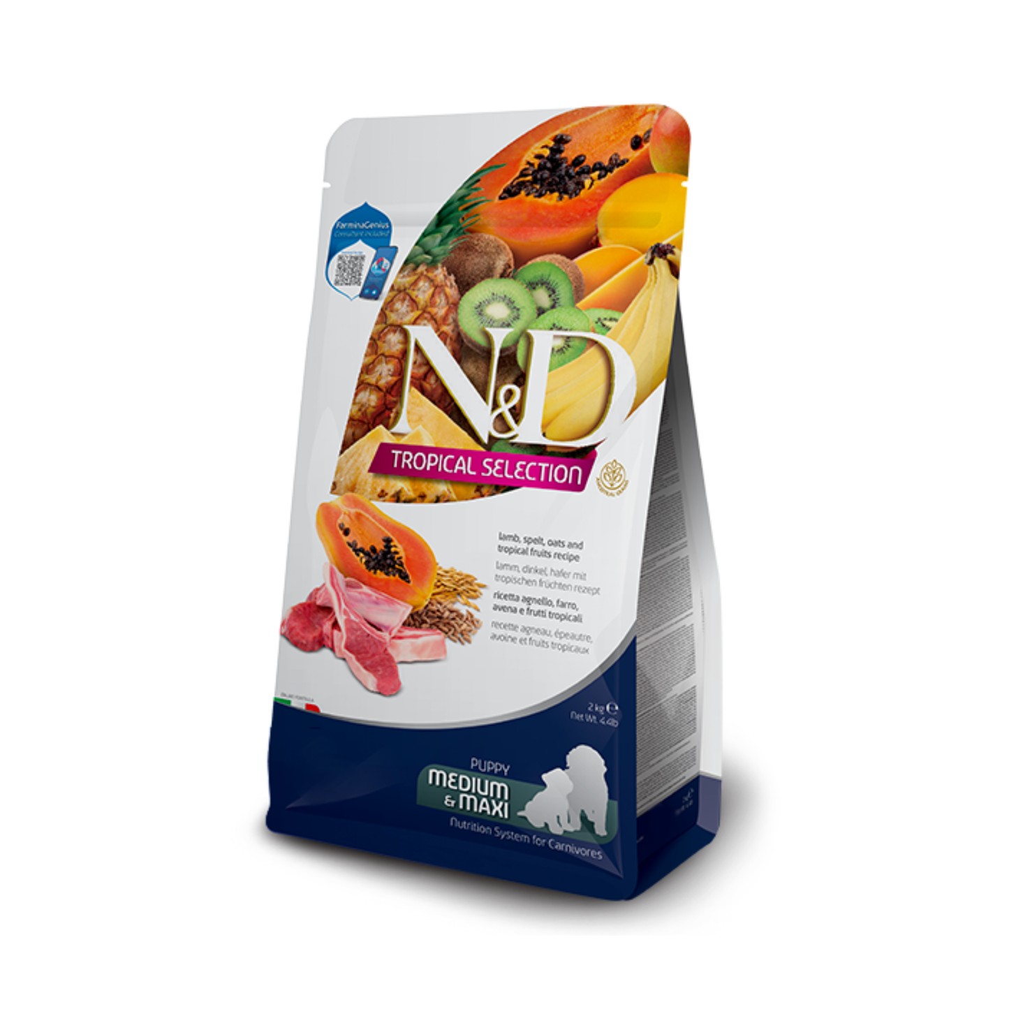 Farmina - Nourriture sèche pour chiot Tropical Selection (à l'agneau)