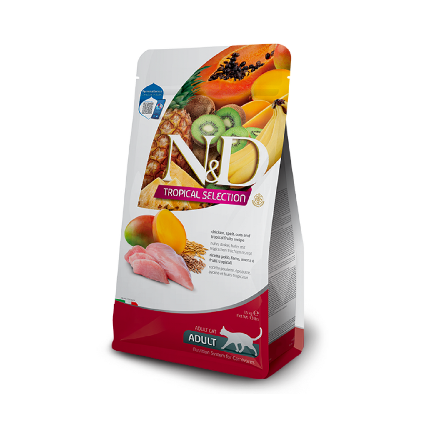 Farmina - Nourriture sèche pour chat Tropical Selection (au poulet)