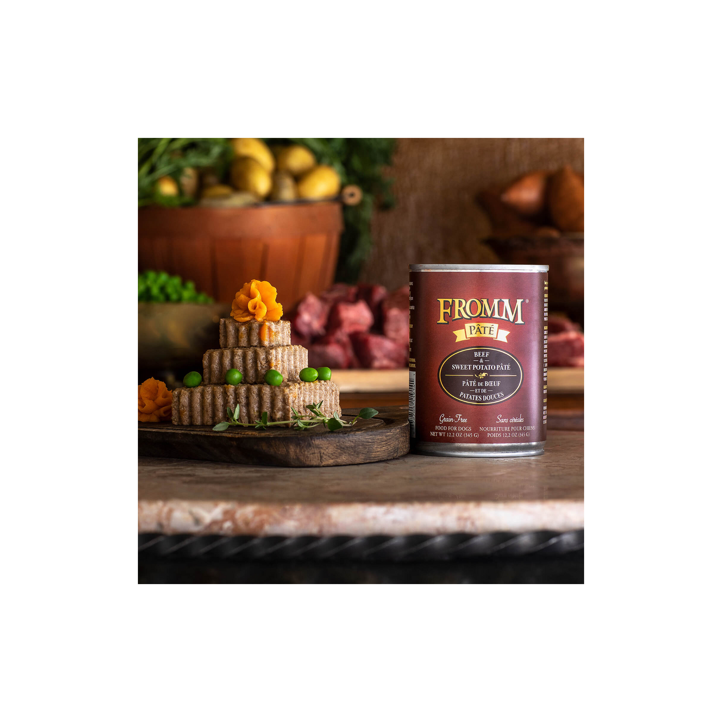 Fromm - Pâté pour chien au bœuf et patates douces