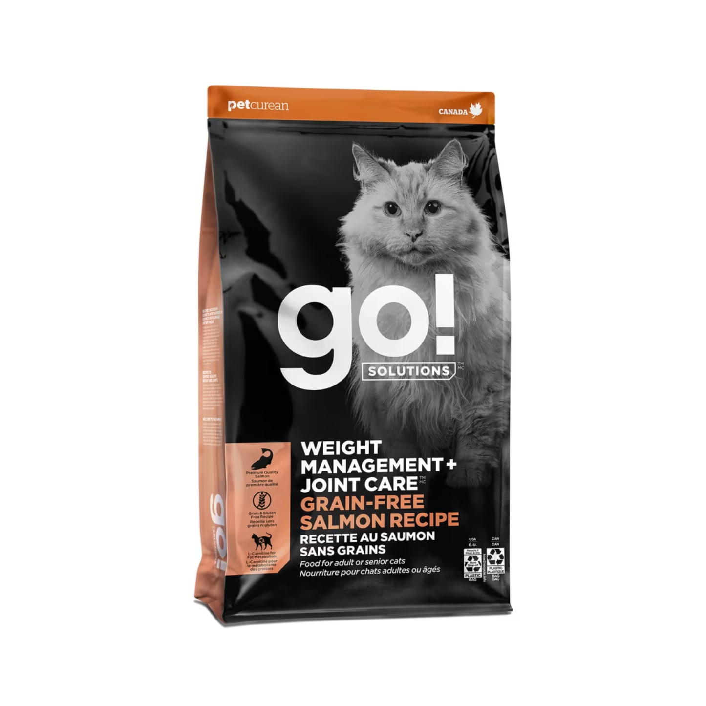 Go! - Gestion du poids et soin des articulations pour chat (au saumon, sans grains)