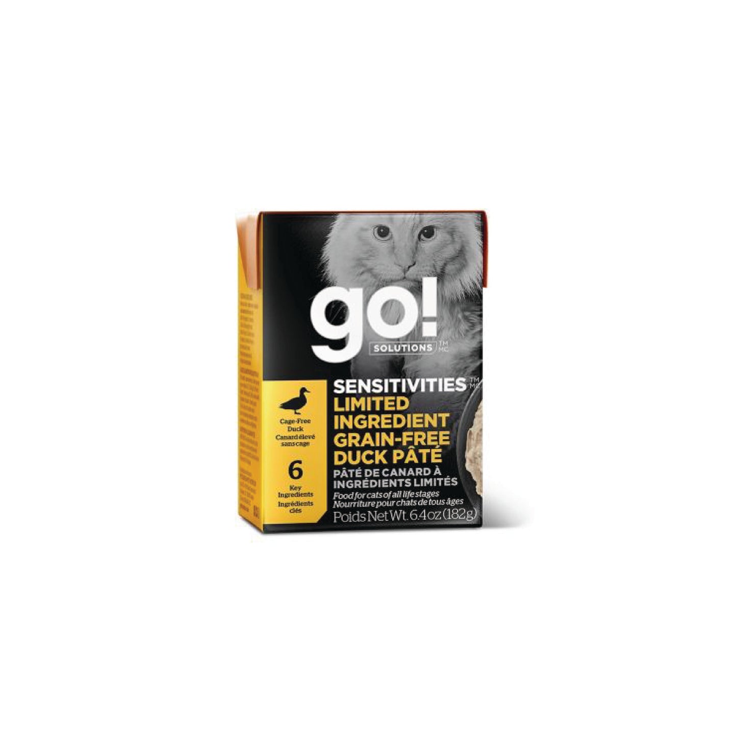 Go! - Sensitivities Pâté pour chat au canard (sans grains)