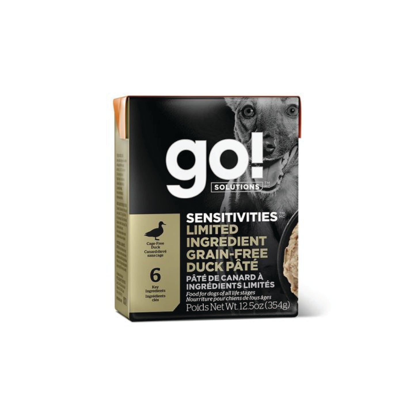 Go! - Sensitivities Pâté au canard (sans grains)