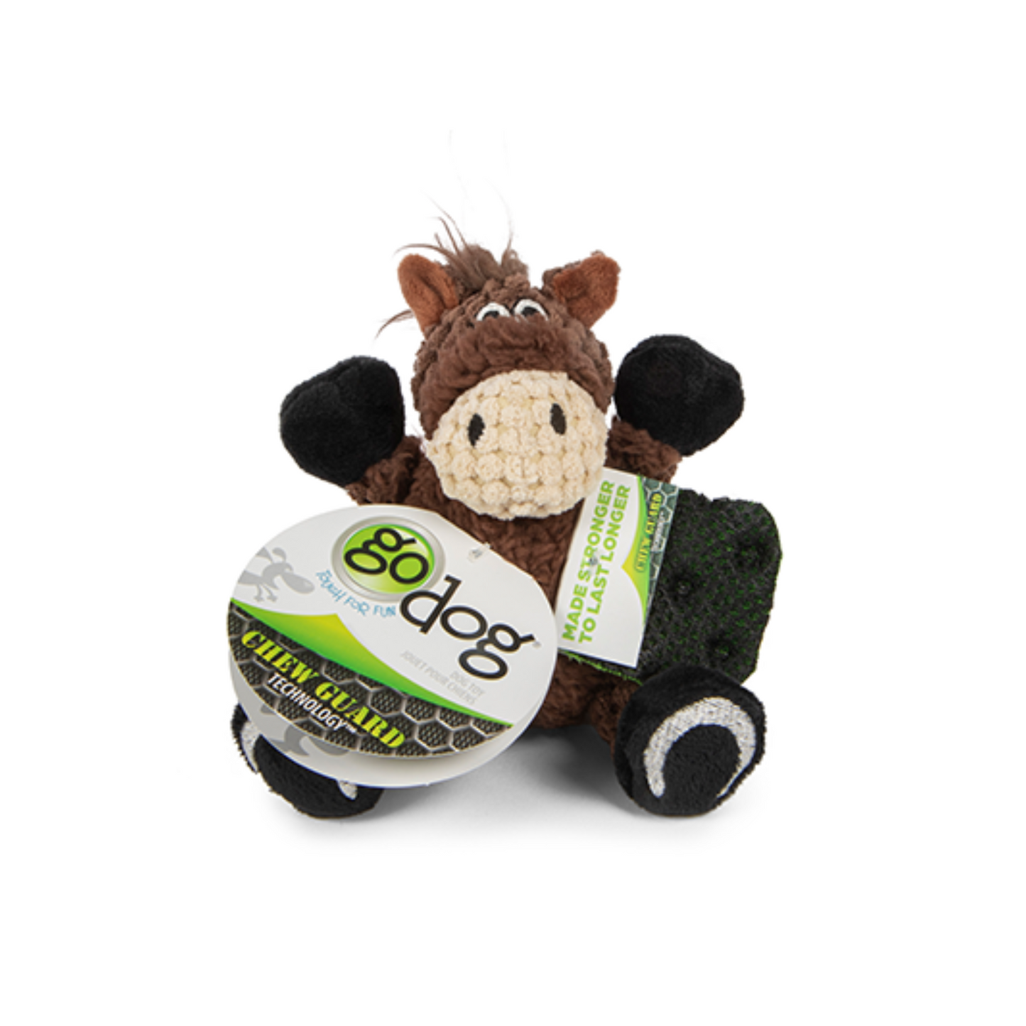 goDog - Peluche pour chien cheval assis