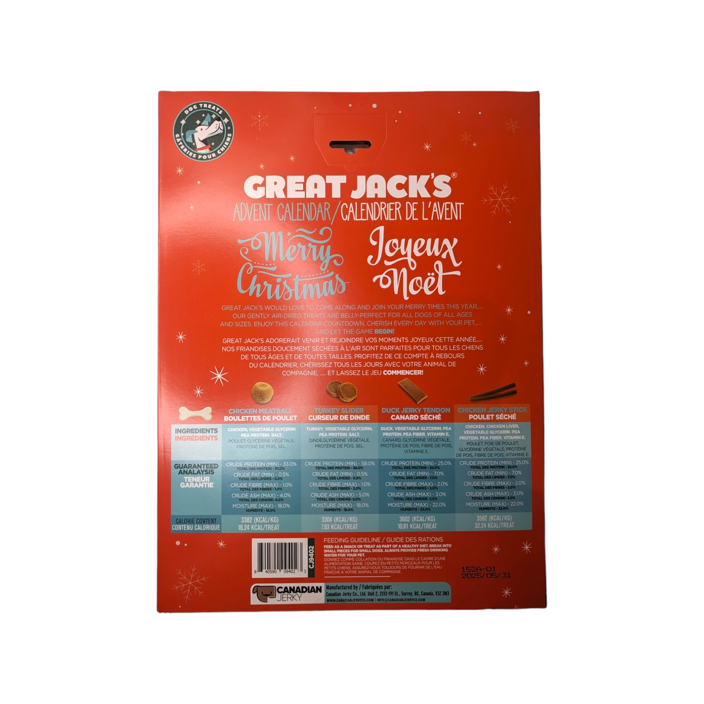 Great Jack's - Calendrier de l'Avent pour chien