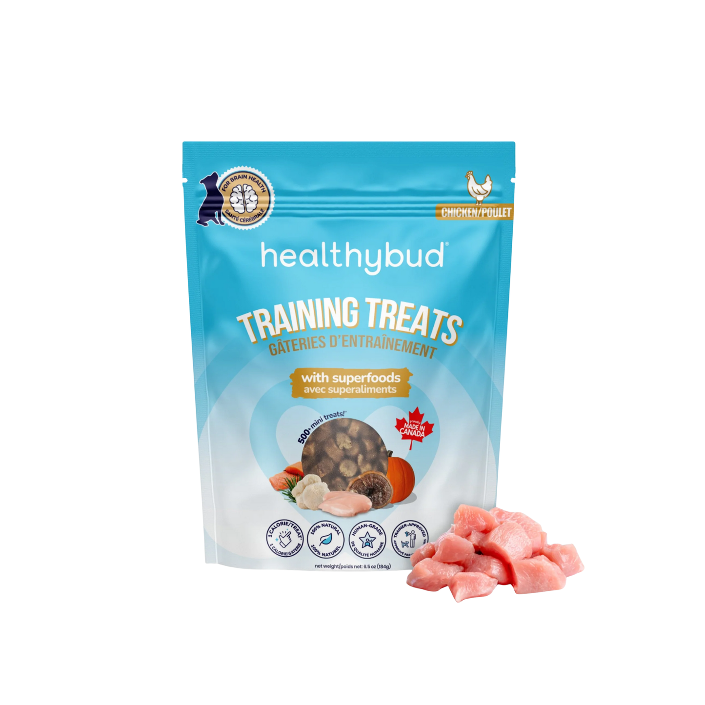 Healthybud - Mini Training Dog Treats (Chicken)