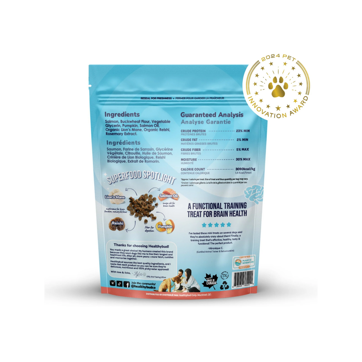 Healthybud - Mini Training Dog Treats (Salmon)