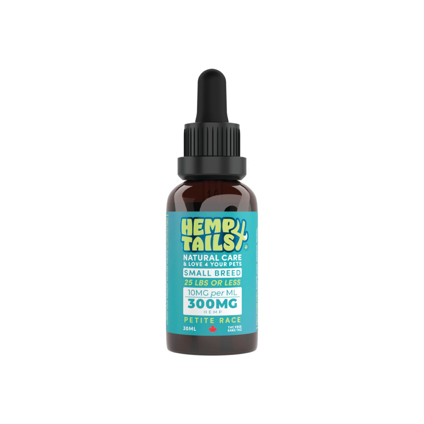 Hemp 4 Tails - Petite race (25 lbs et moins, 300 mg)