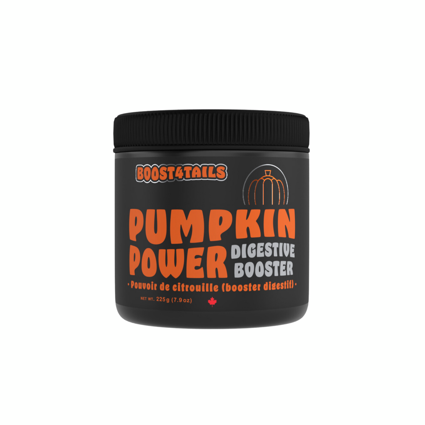 Hemp 4 Tails - Poudre de citrouille supplément digestif pour chien et chat