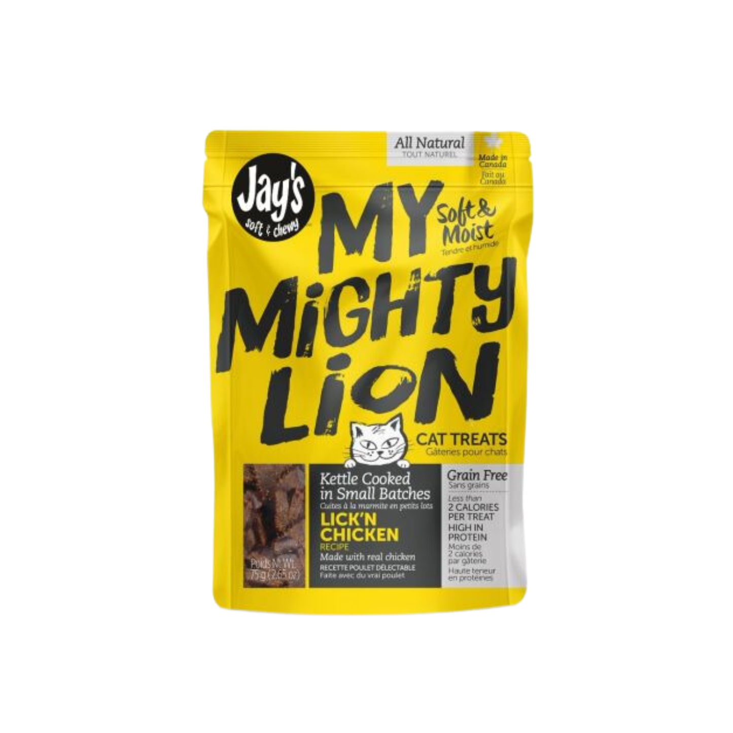 Jay's Gourmet - Friandises pour chat tendres et humides (poulet)