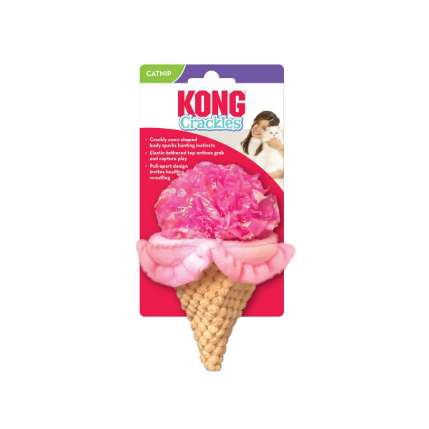 Kong - Jouet pour chat Crackles Scoopz