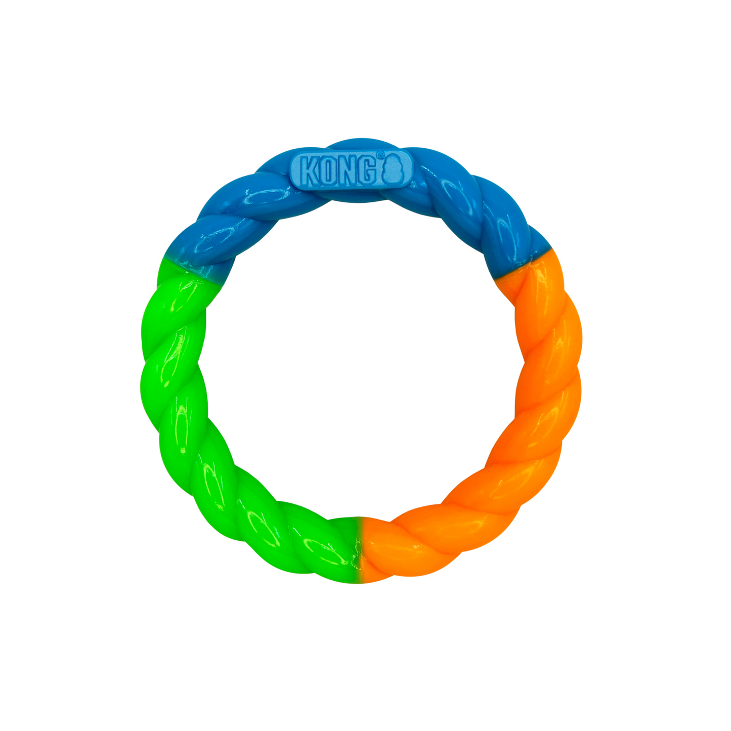 Kong - Jouet pour chien à rapporter anneau haute visibilité (tailles disponibles)
