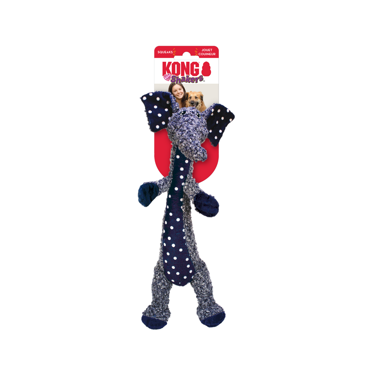 Kong - Peluche pour chien éléphant Shakers Luvs