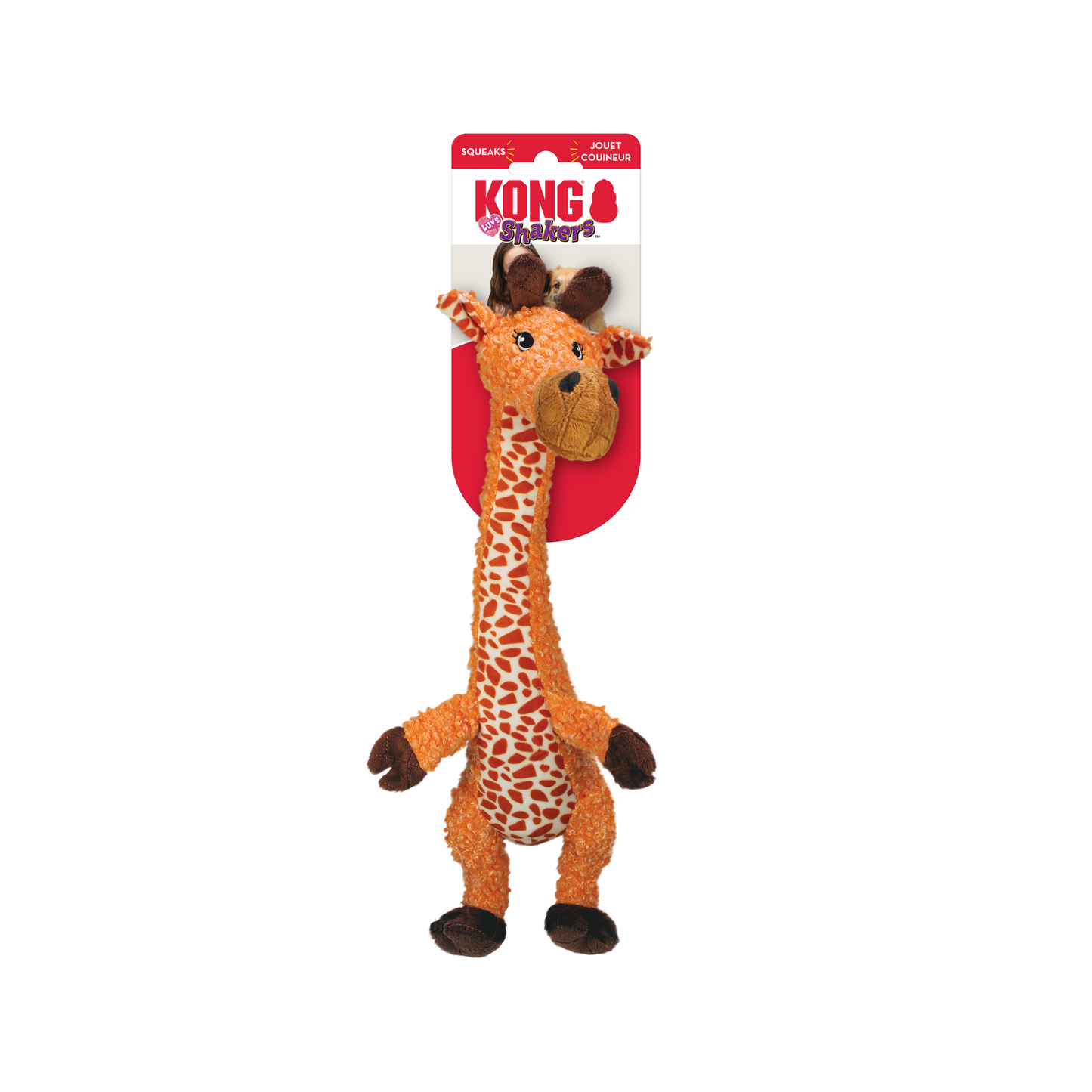 Kong - Peluche pour chien girafe Shakers Luvs