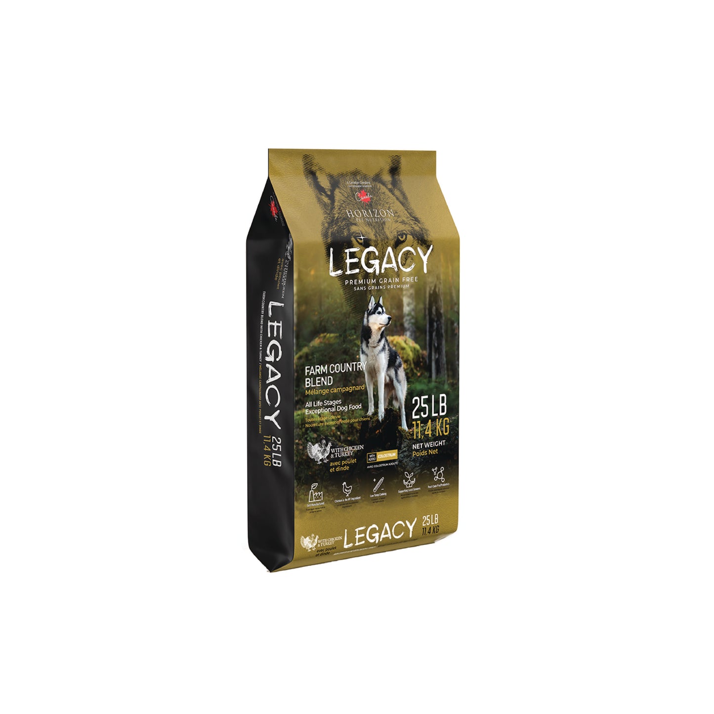 Legacy - Nourriture pour chien mélange campagnard (poulet & dinde, sans grains)