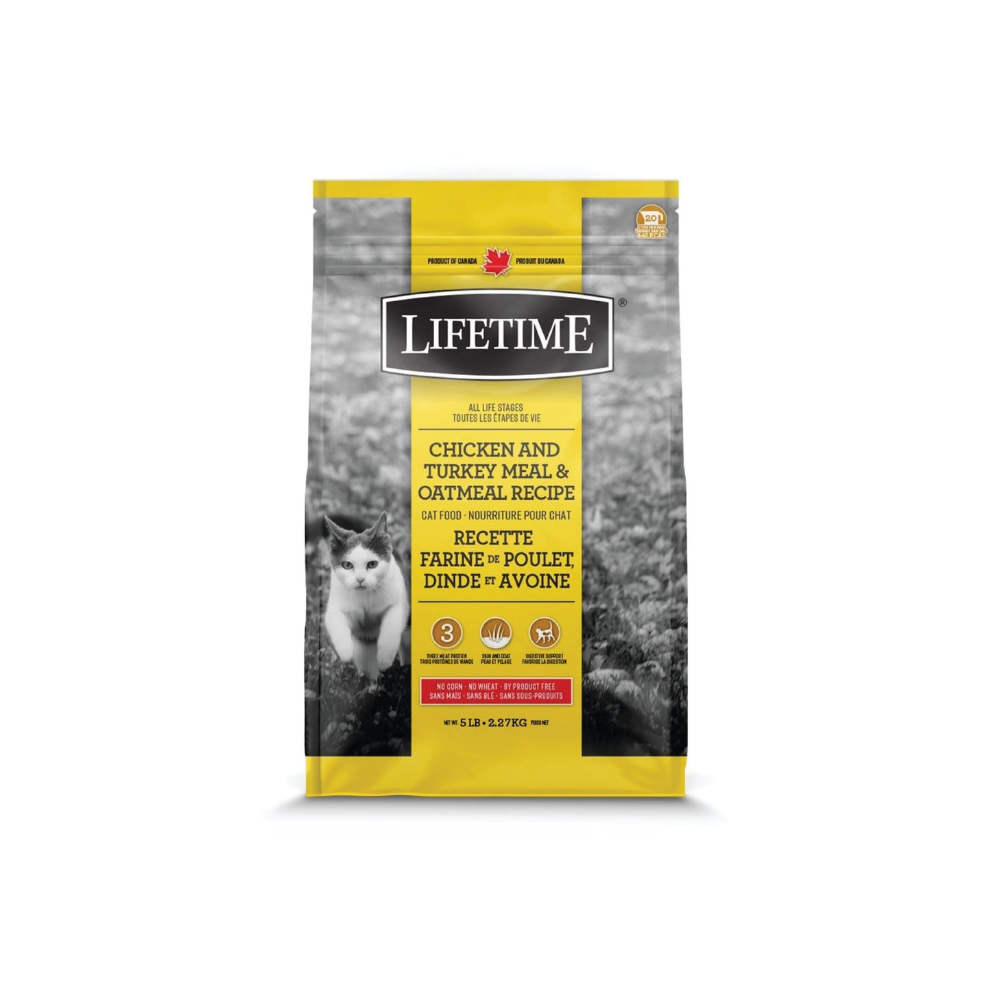 Lifetime - Nourriture sèche pour chat (à la dinde et au poulet)