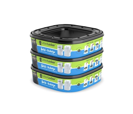 Litter Locker - Recharge de sacs Design Plus (3 paquets)