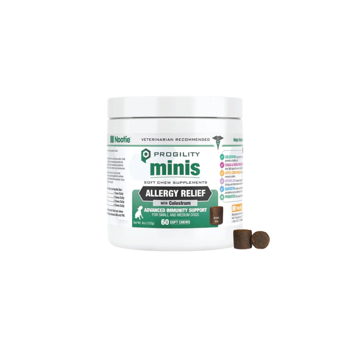Progility - Suppléments à mâcher pour chien (soulagement des allergies)
