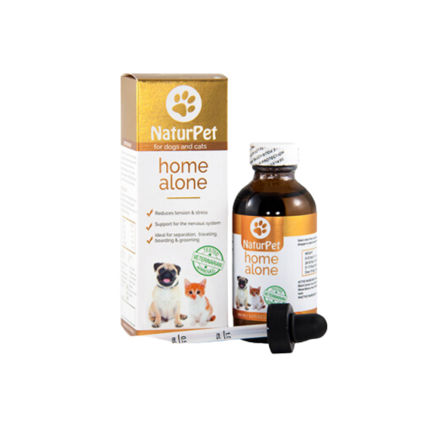 NaturPet - Be Calm gouttes anti-stress pour chat et chien