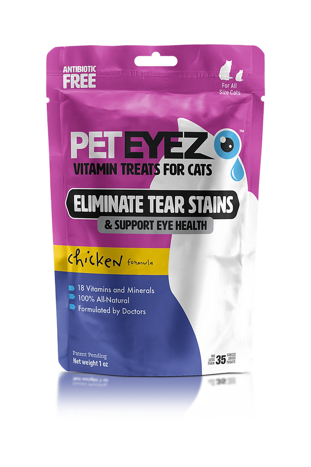 Pet Eyez - Gâteries pour chat anti-larmes (au poulet)