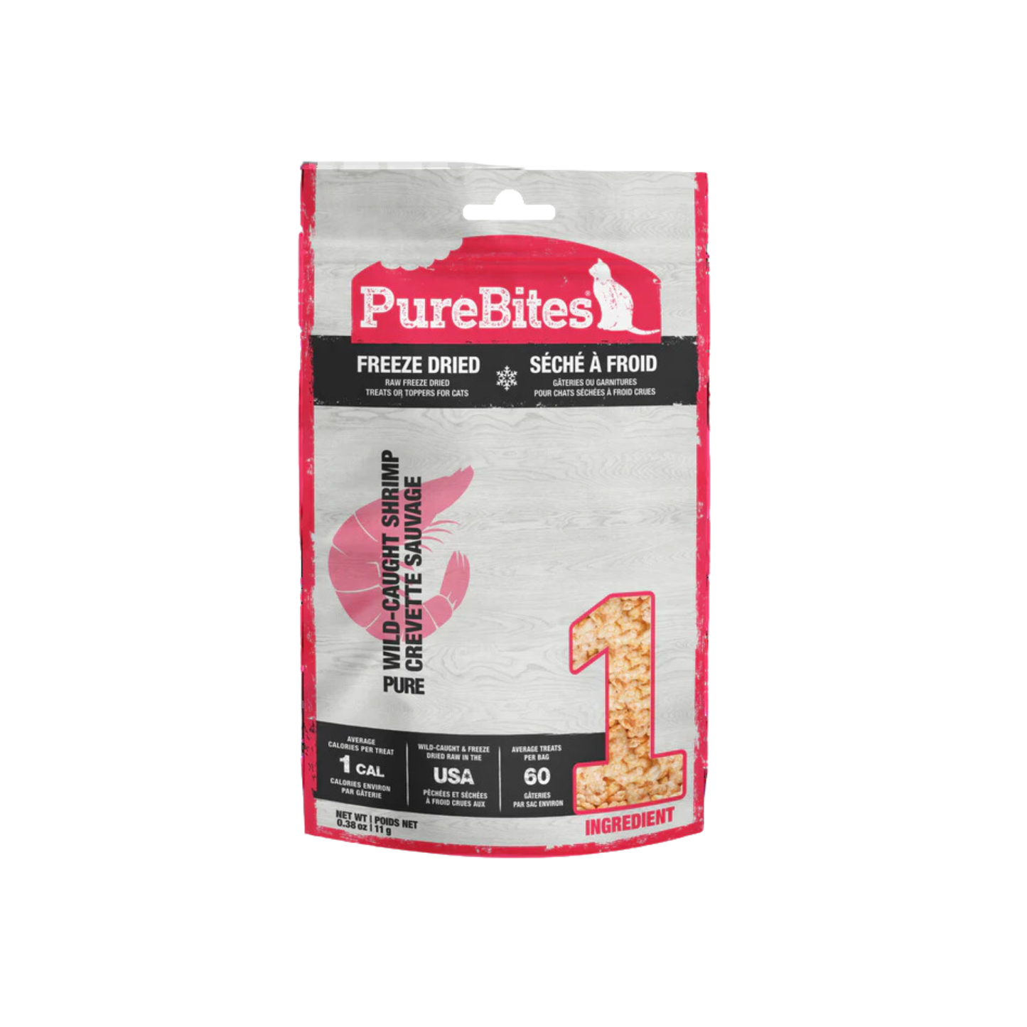 PureBites – Friandises pour chat lyophilisées (crevettes)