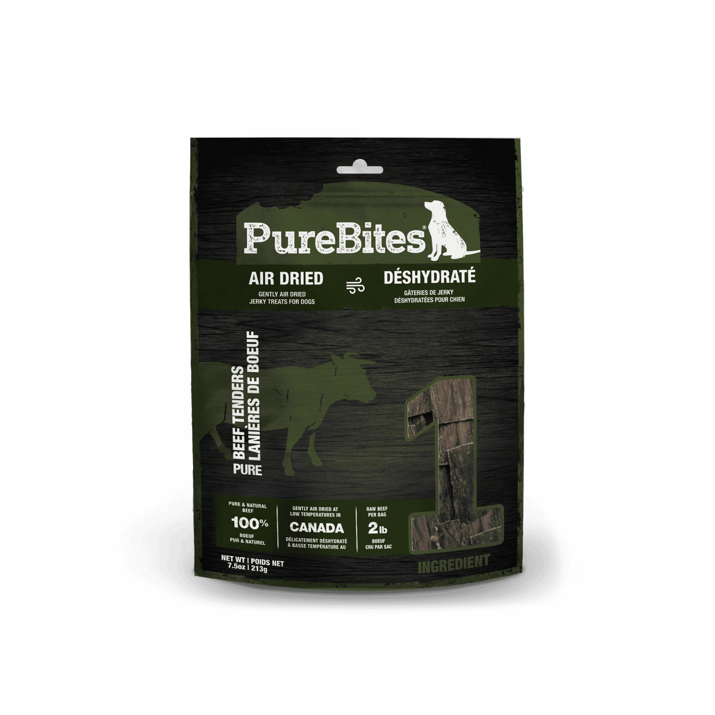 PureBites - Lanières de boeuf séché pour chien
