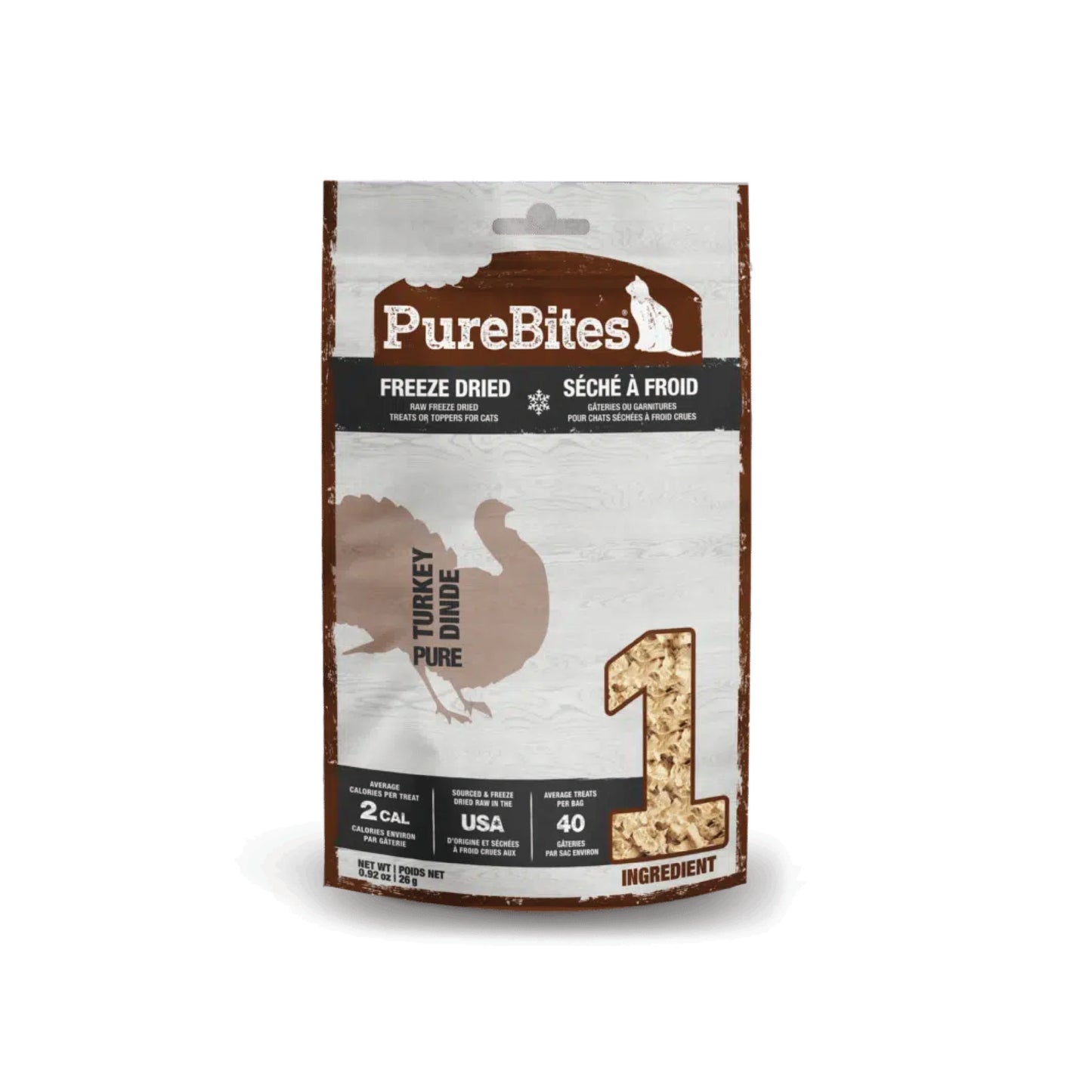 PureBites - Gâteries pour chat lyophilisées (poitrine de dinde)