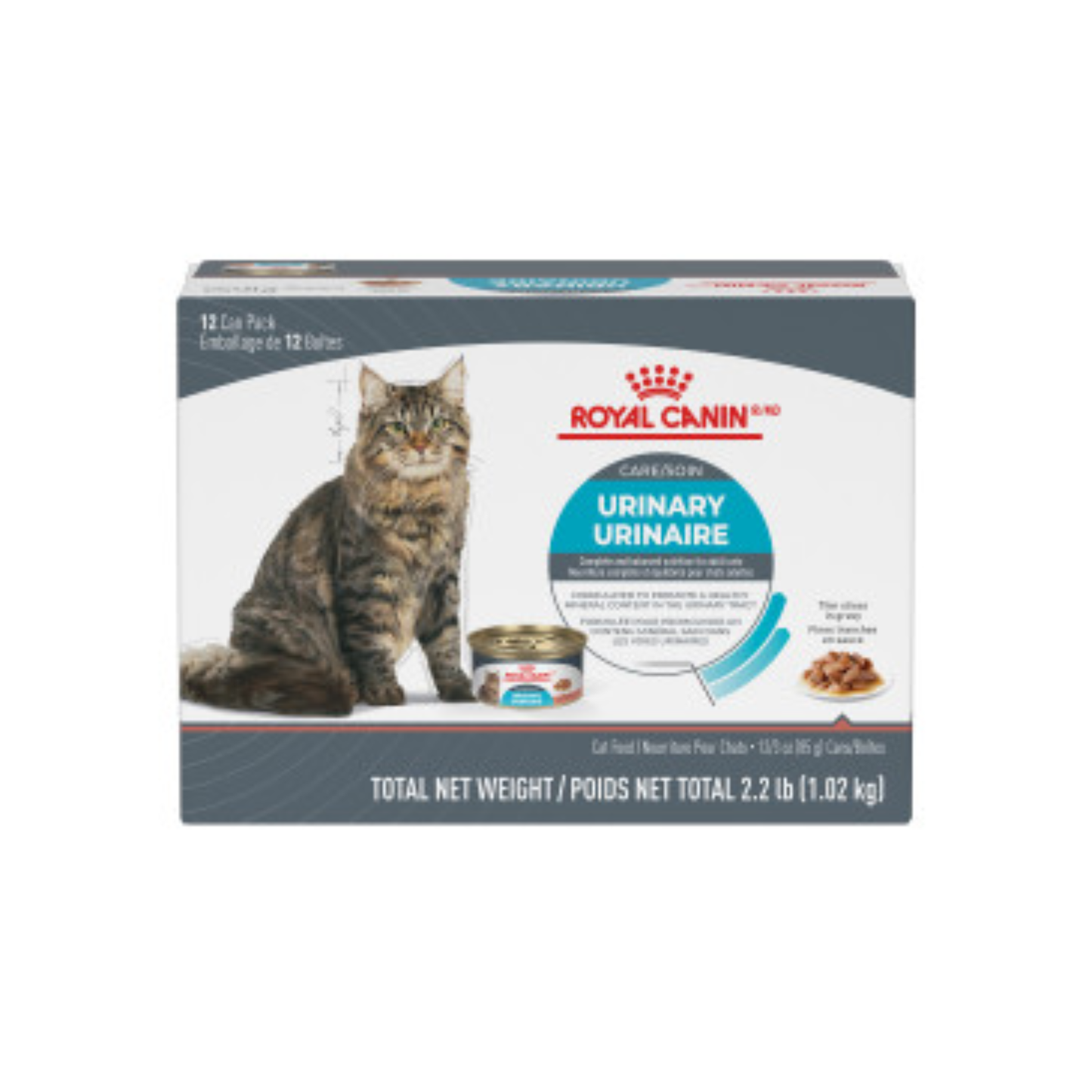 Royal Canin - Soin urinaire pour chat fines tranches en sauce (paquet économique de 12)