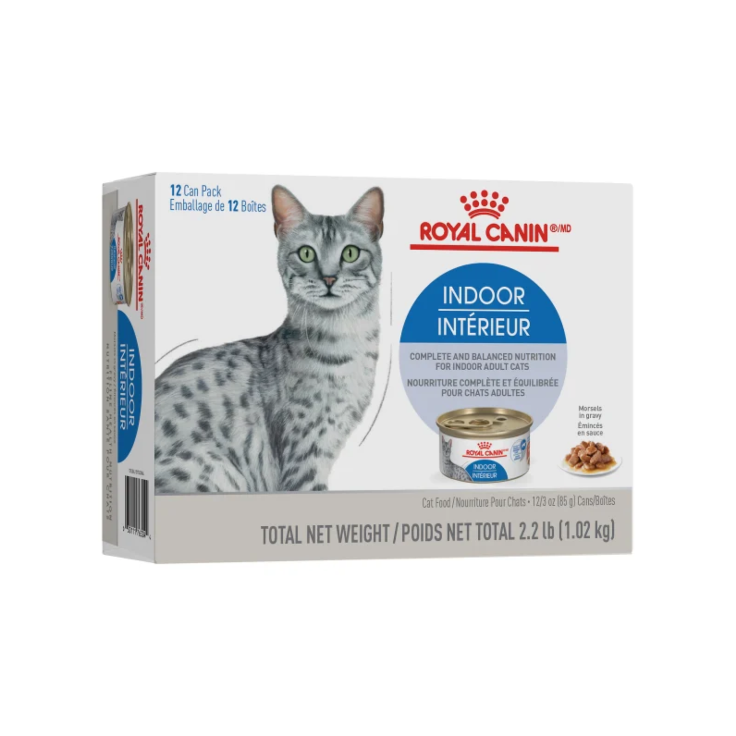 Royal Canin - Nourriture en conserve pour chat d'intérieur, émincés en sauce (paquet économique de 12)