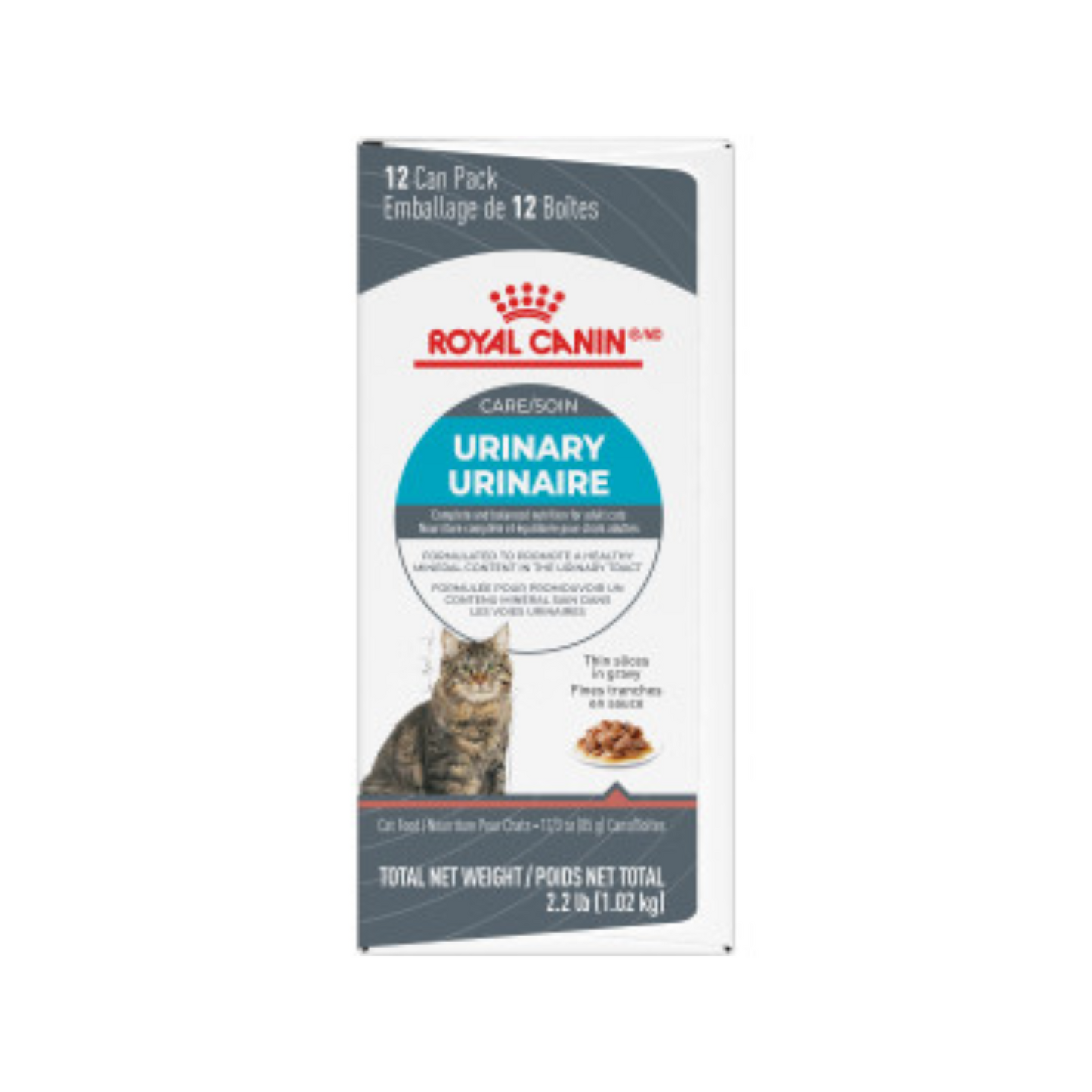 Royal Canin - Soin urinaire pour chat fines tranches en sauce (paquet économique de 12)