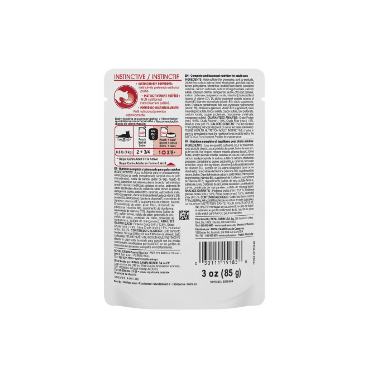 Royal Canin - Tranches en sauce pour chat adulte instinctif