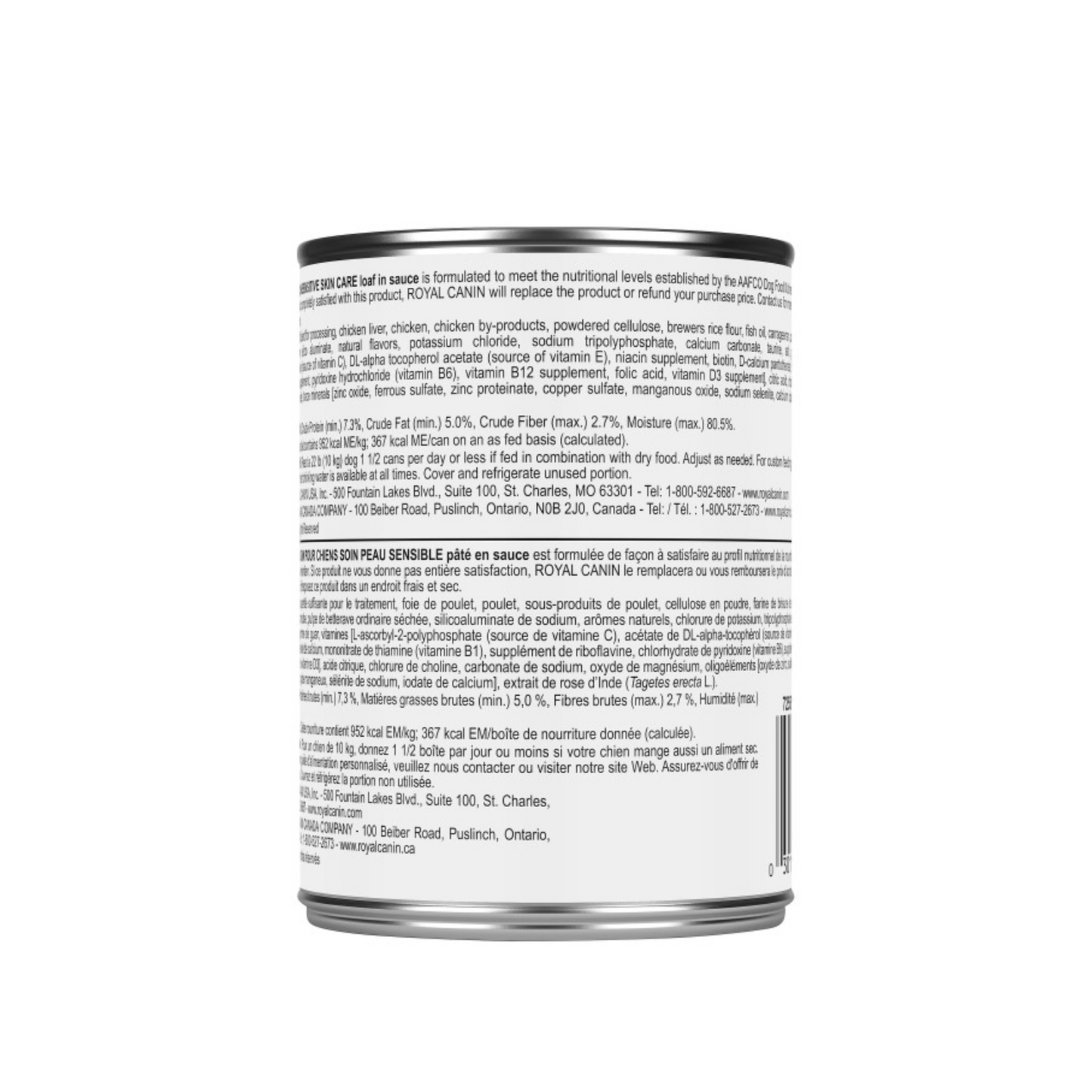 Royal Canin - Nourriture en conserve pour chiens soin peau sensible