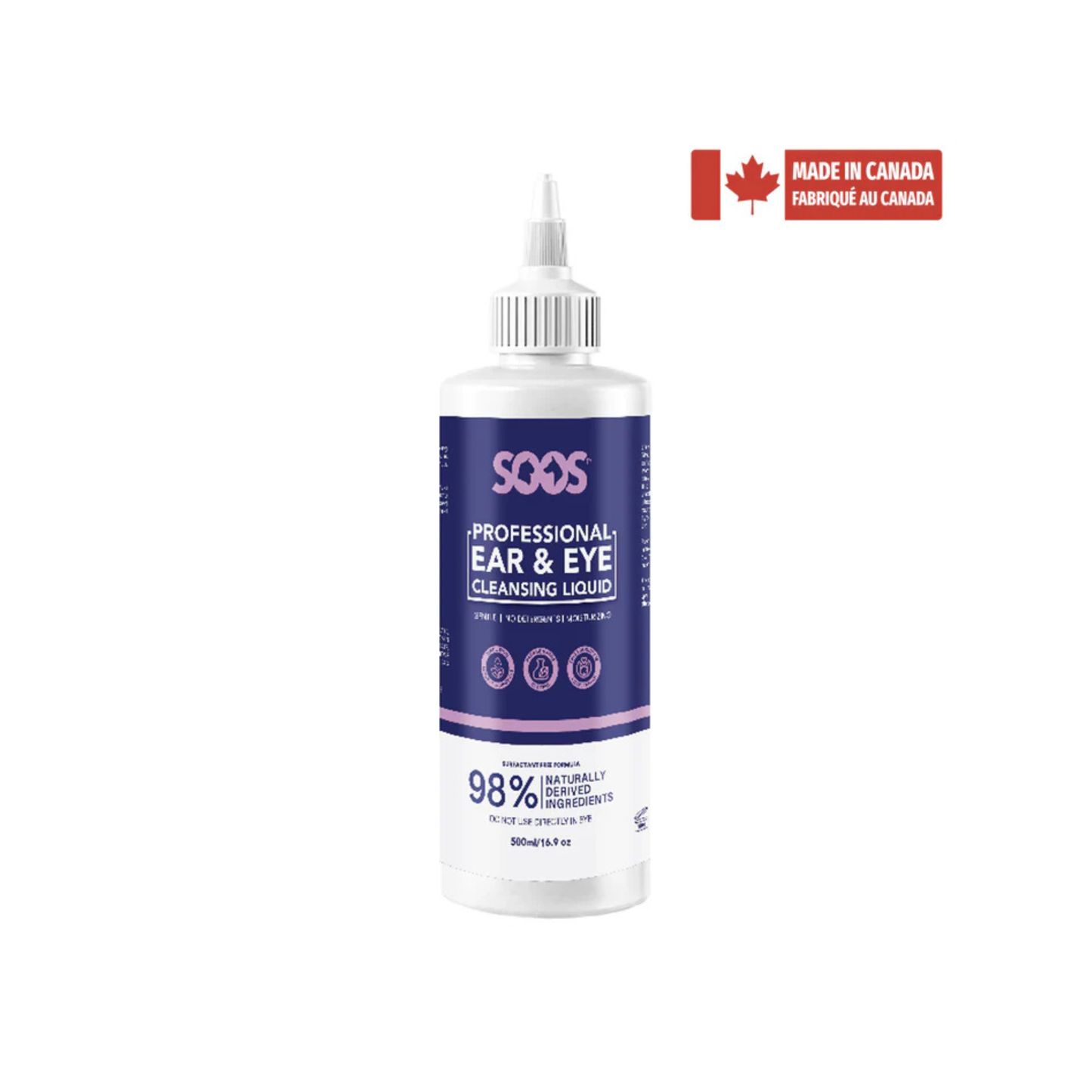 SOOS - Dog and Cat Ear and Tear Stain Cleaner