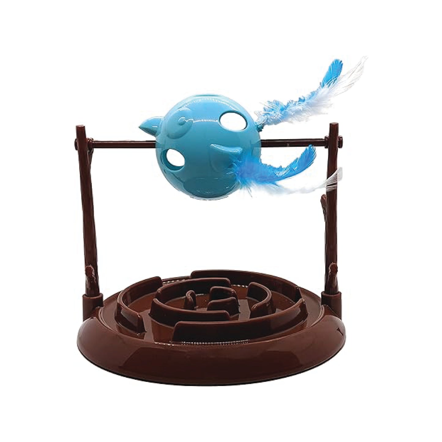 Spot - Distributeur interactif de nourriture et de friandises Twirly Bird pour chat