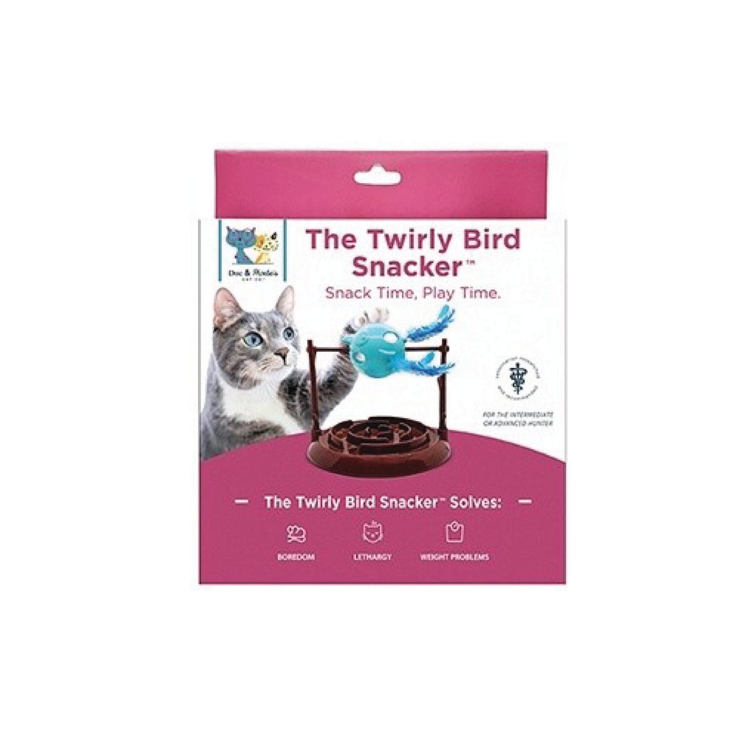 Spot - Distributeur interactif de nourriture et de friandises Twirly Bird pour chat