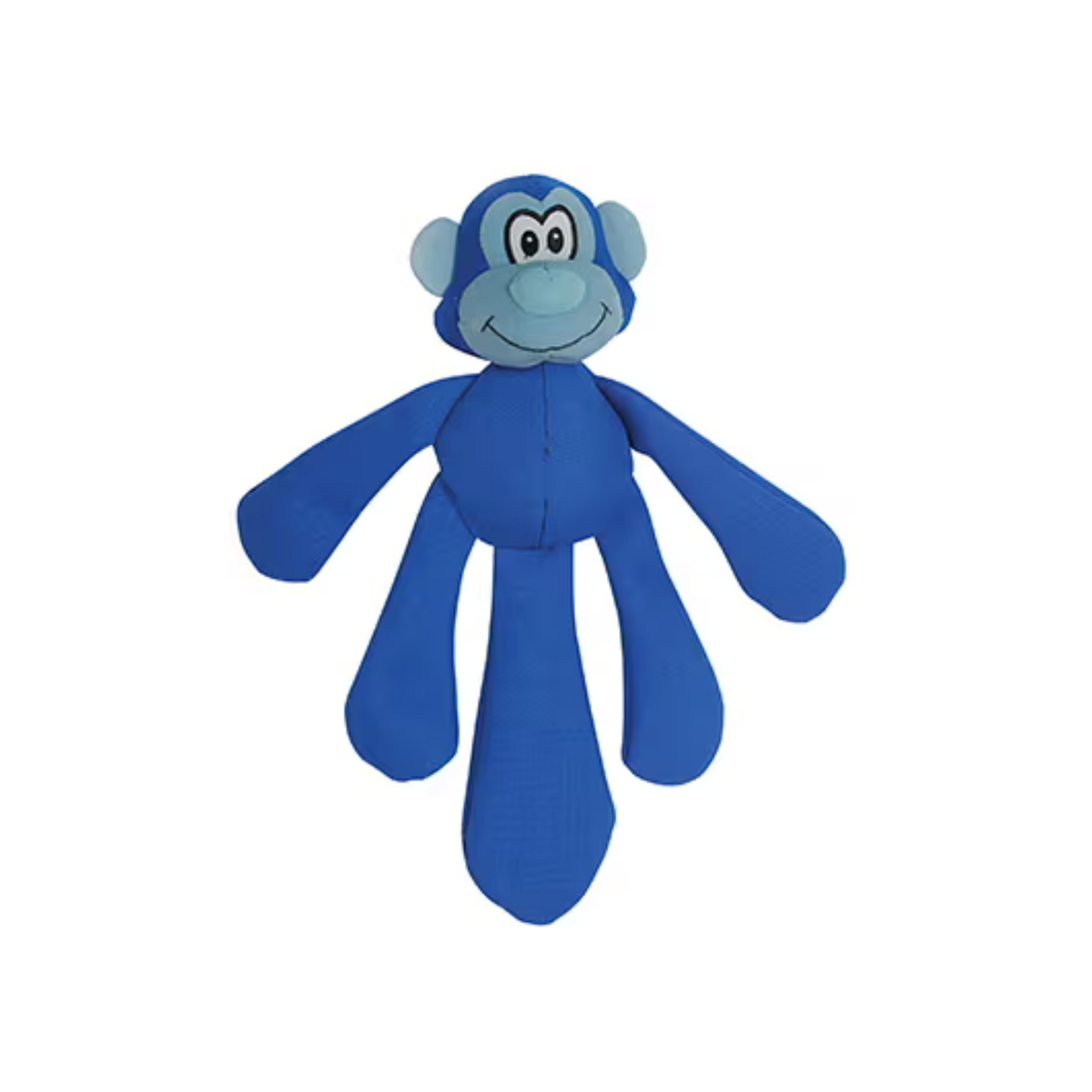 Tender-Tuffs - Jouet en peluche pour chien couineur et durable singe bleu