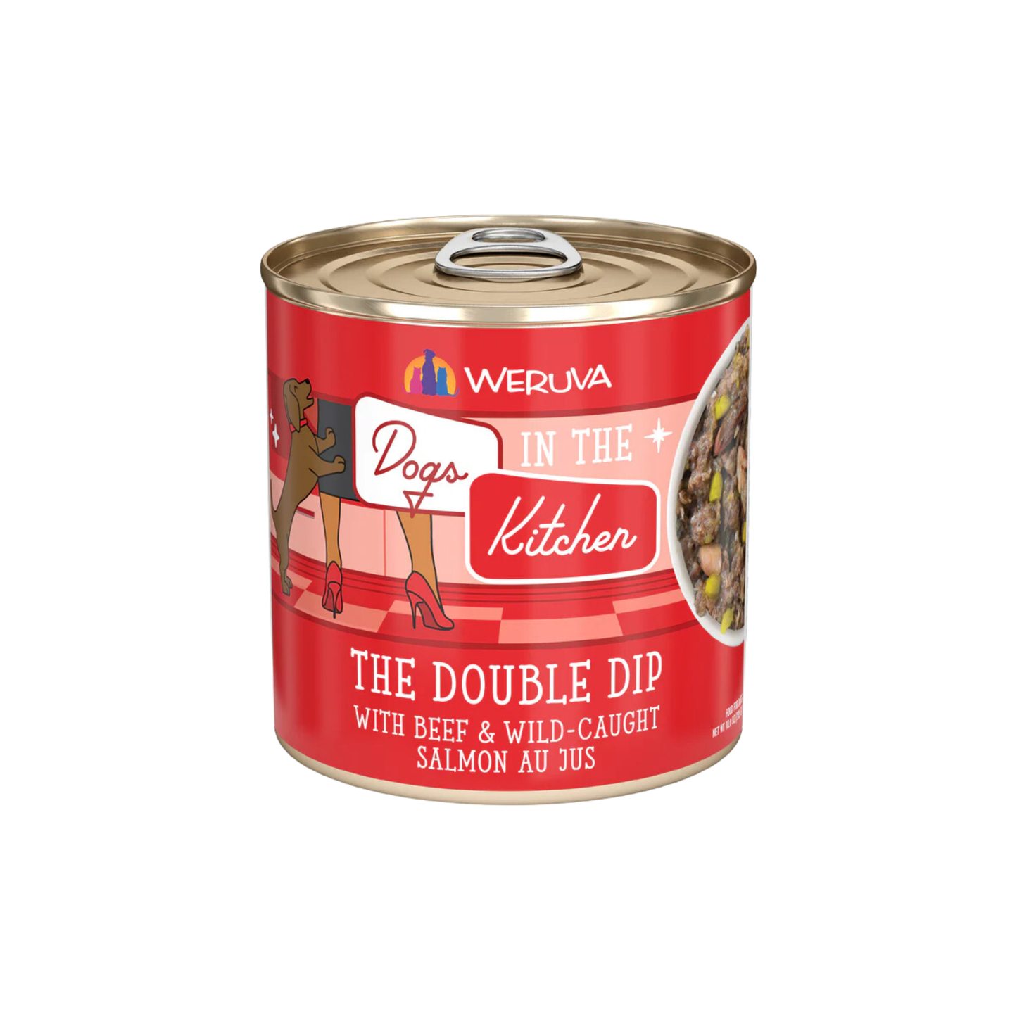 Weruva - Dogs in the Kitchen Wet Dog Food Double Dip Beef and Salmon