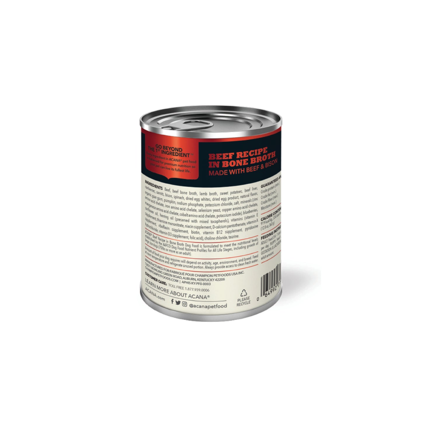 Acana wet dog food beef stew