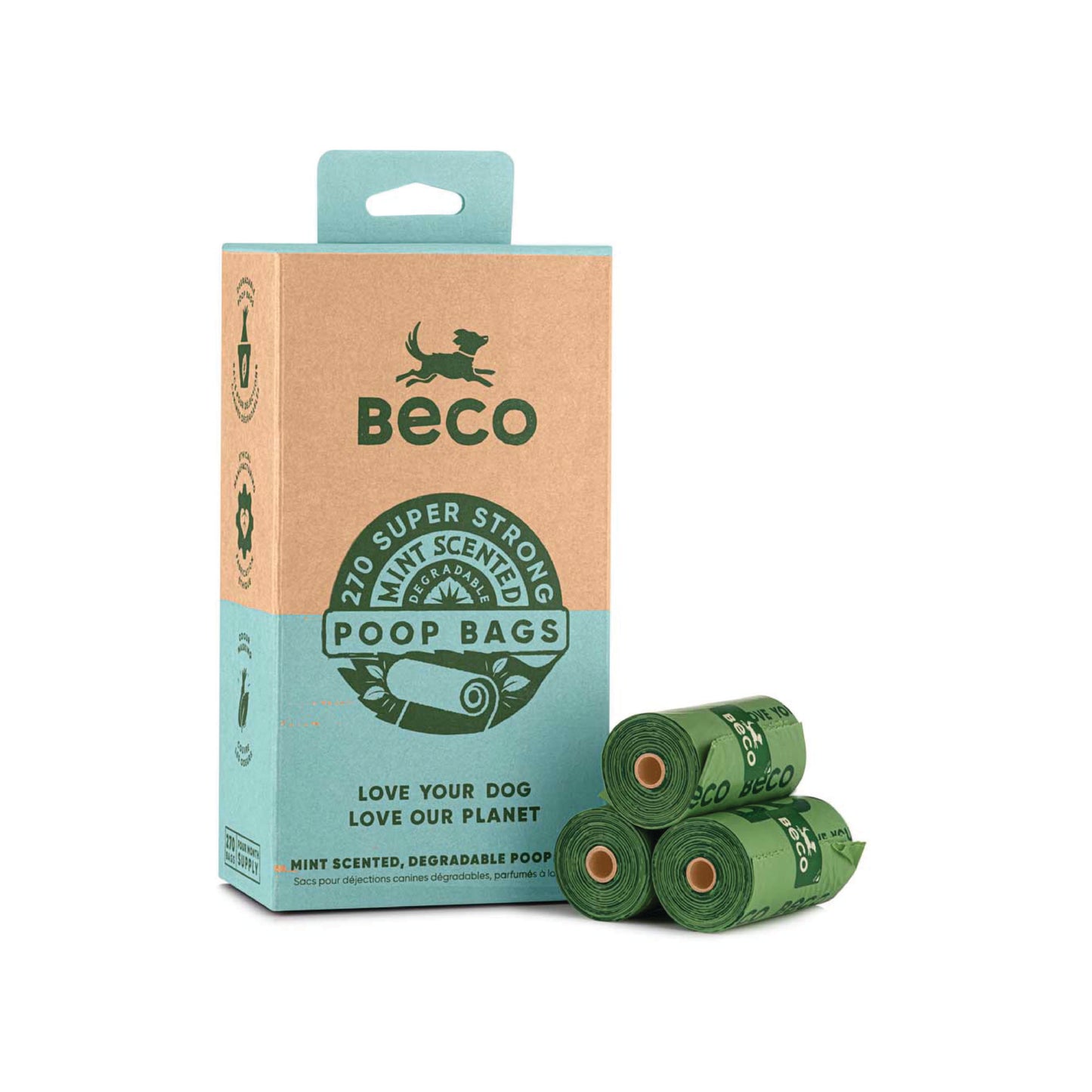 Beco - Mint Scented Poop Bags (Sizes)