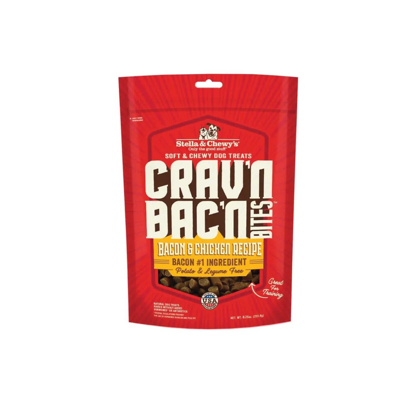 Stella & Chewy's - Crav'n Bac'n Bites™ Bacon & Chicken Dog Treats